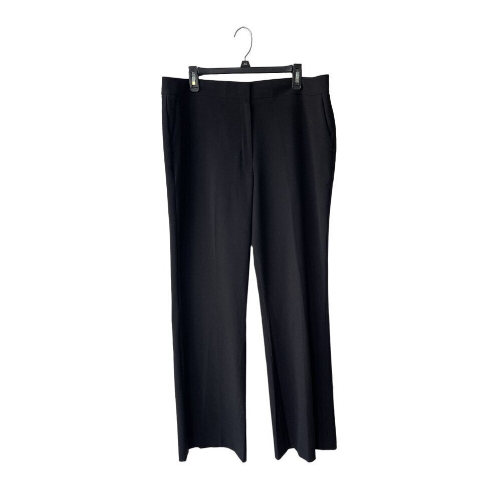 Calvin Klein Dress Pants Womens Size 16 NWT Black Wide Leg Career Minimalist